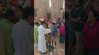 Coro Rociero del Principado de Asturias. Padre Fernando predica en Covadonga. #PadreMiguelAG