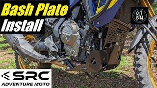 This Was MUCH Needed | SRC Bash Plate Unboxing & Install | Suzuki V-Strom 800DE by OnTheBackWheel 2,521 views 6 months ago 12 minutes, 19 seconds