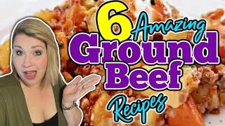 6 BRAND NEW UNBELIEVABLE GROUND BEEF Recipes that WILL BLOW Your MIND! | QUICK & EASY Recipes!