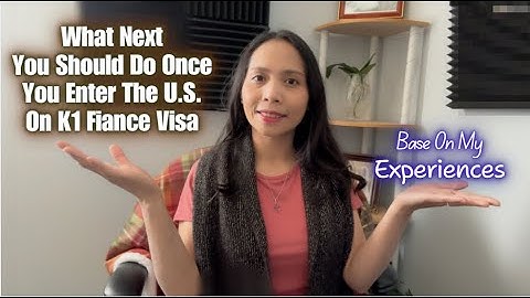 The Next Steps You Should Do Once You Enter The U.S.On K1 Fiance Visa || Base On My Experiences