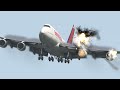Boeing 747 FORCED To Emergency Landing Due To Fire Engine | X-Plane 11