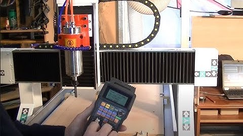 Full CNC router setup in mach3 on a laptop computer