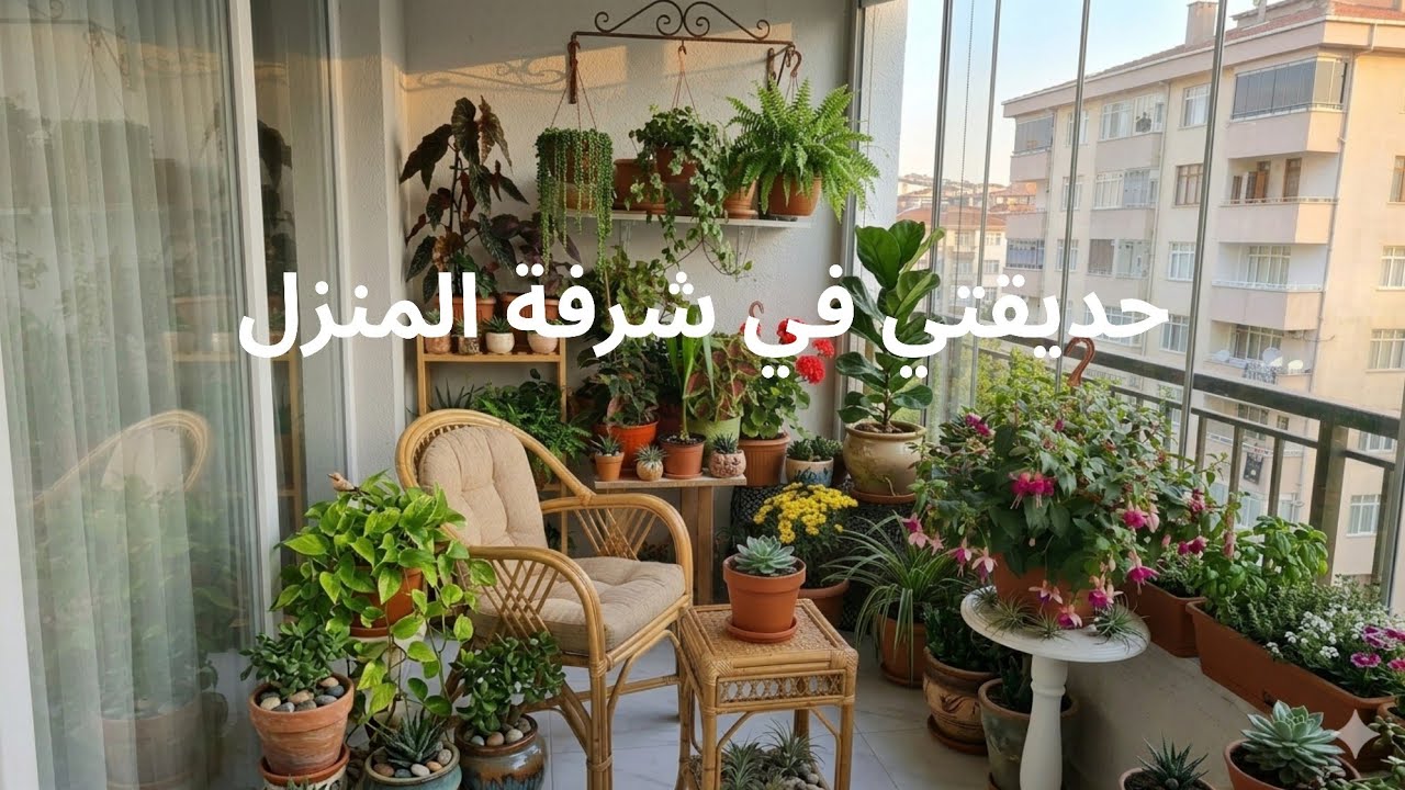 مع اقتراب فصل الربيع أشارك معكم حديقتي في الشرفة  و نصائح مهمة للعناية بالنباتات🪴🌱🌿🚫 