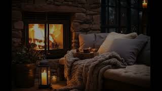 Crackling Fire and Gentle Rain: A Soothing Soundscape