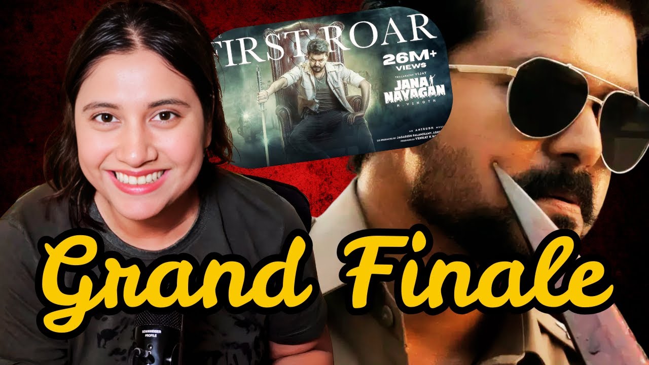 Jana Nayagan REACTION | Thalapathy Vijay | H Vinoth | Anirudh | Ashmita Reacts