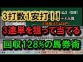 【馬券術】3連単的中率33% 回収率128%の馬券術