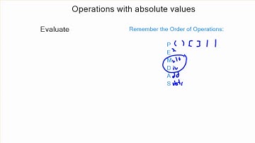 Operations with Absolute Values