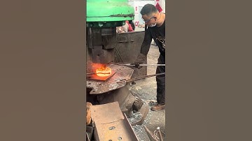 Make in China How to Forge a bearings: Blacksmithing Basics #process #machine #bearings #blacksmith