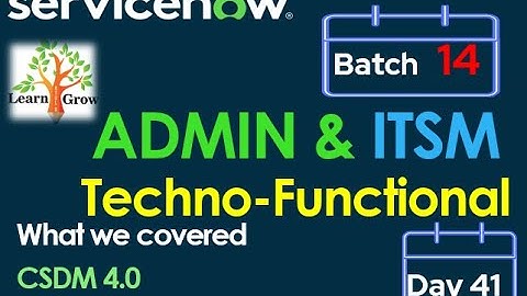 CSA-CIS ITSM Batch14 | Day 41 | CSDM 4.0 #Shorts #Short