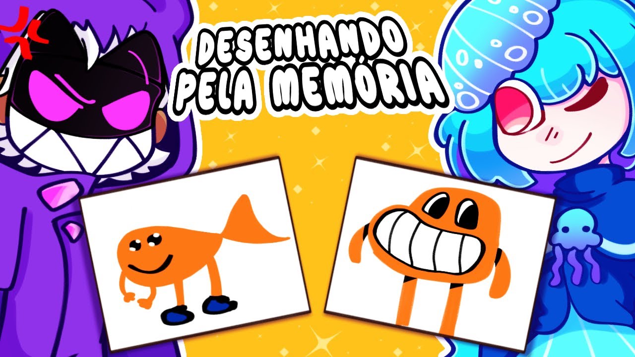 Turma da Batatinha DESENHOU personagens DE MEMÓRIA no Gartic Phone