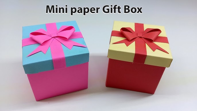 Make Mini 3D gift boxes decorate Christmas tree |????| Christmas ...