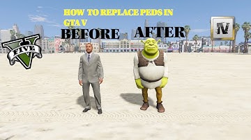 How to install Replace peds in gtav