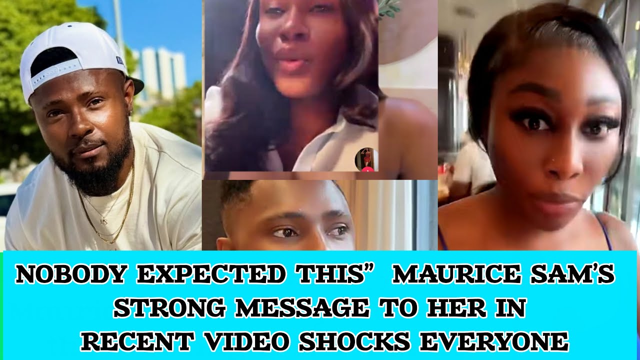 «Никто этого не ожидал» — сильное послание Мориса Сэма ей в недавнем видео шокировало всех.