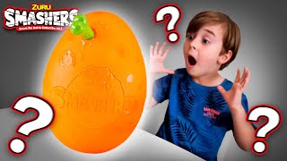 OVO GIGANTE DE DINOSSAURO COM MARCOS - Brancoala Kids