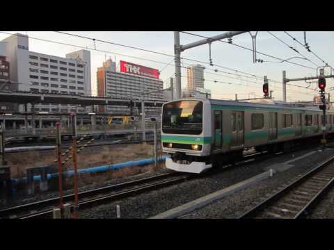 E231系　上野東京ライン常磐線直通快速取手行き　品川駅入線
