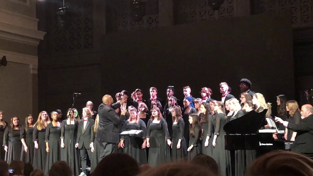 Herron High School Advanced Choir sings Carol of the Bells - YouTube