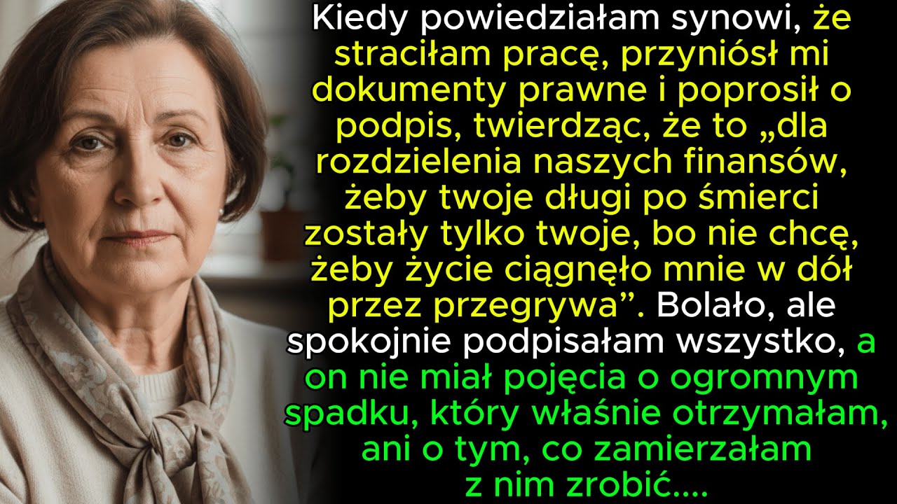 Mój bogaty syn odmówił mi pomocy, gdy straciłam pracę — podczas gdy on żyje w luksusowym penthousie