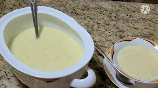 شوربة البطاطا بالكريمة لذيذة و سريعة التحضير!! Potato Soup with Cream