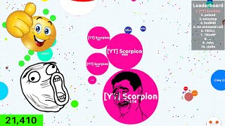 Agar.io - Most Epic SOLO Gameplay! (21,000+)