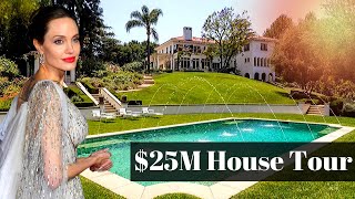 Angelina Jolie's House Tour 2021 (Inside and Outside) | $25 Million Mansion