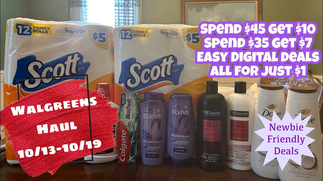 WALGREENS HAUL 10/13-10/19 | NEWBIE FRIENDLY DEALS | ALL FOR JUST $1