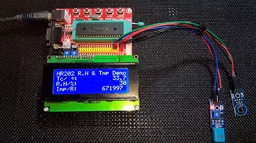 HR-202 Relative Humidity Sensor Demo with Binary Search Algorithm