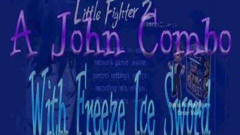 LF2 Ice Sword Advanced Combo: Deep, John, Firen and Davis