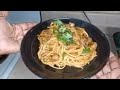 HOW TO MAKE A DELICIOUS SPAGHETTI WITH SMOKY BACON SAUSAGE &amp; PARMESAN CHEESE/Quick pasta recipes