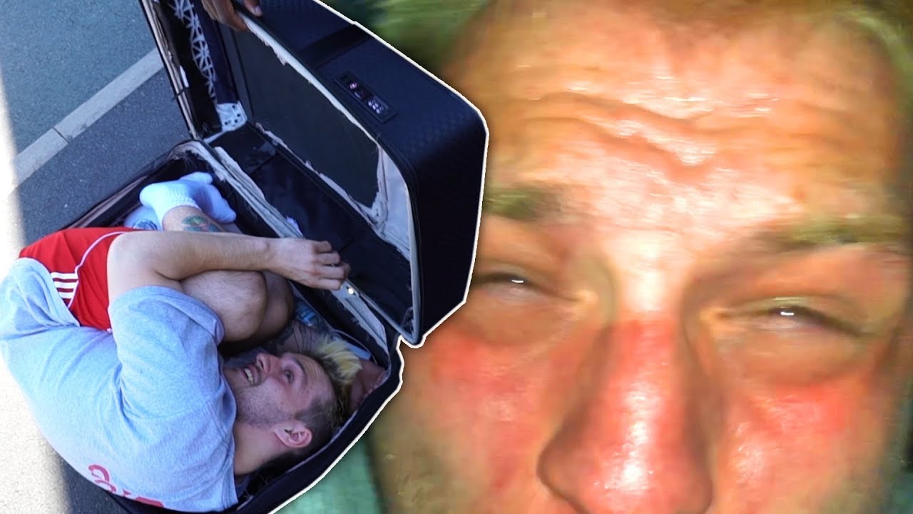 I Carried My Friend In A Suitcase For An Entire Day & He Went INSANE