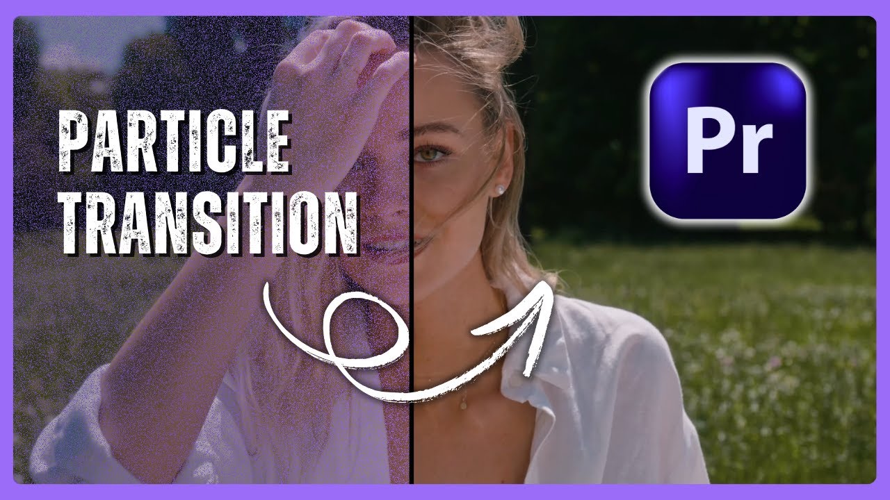 How to Add a Particle Transition in Premiere Pro - YouTube