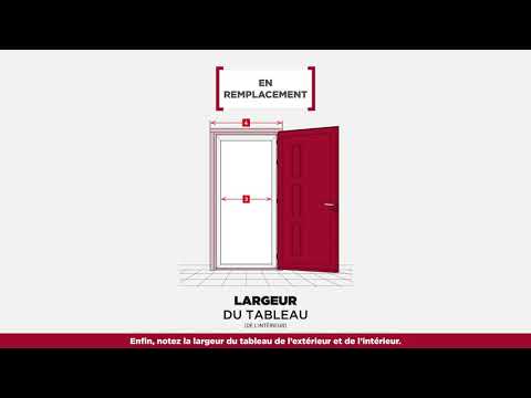 Bien prendre les mesures de sa porte d'entrée et de service