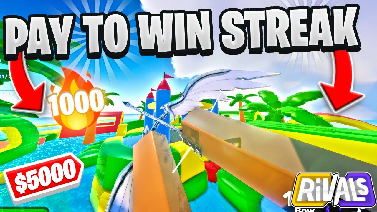 I SPENT $10,000 ROBUX TRYING TO GET THE HIGHEST STREAK IN ROBLOX RIVALS ...