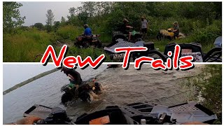 Can am 650|Honda 500|Arctic cat 500|Polaris 850|Evening atv trail ride