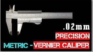 Step by step tutorial on how to read a metric Vernier Caliper.