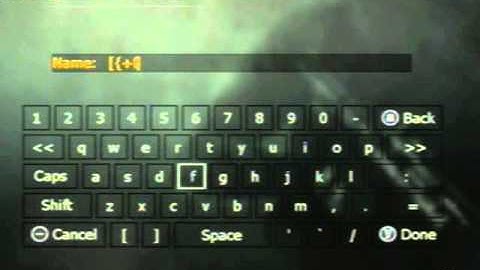 How to hack your name MW3 Wii
