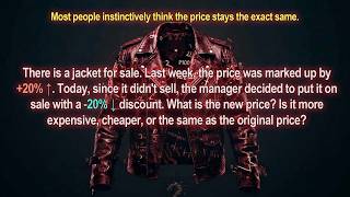 Why +20% then -20% Doesn't Equal 0% | #MathPuzzle #BrainTeaser #MathTrick News
