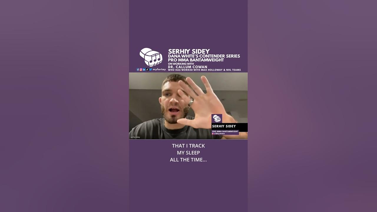 Serhiy Sidey Dana White's Contender Series on Working with Naturopath