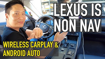 Lexus IS Without Navigation | Wireless CarPlay & Android Auto | Installation