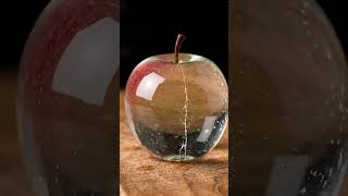 Satisfying Jelly Glass Strawberry 🍓✨ | Perfect ASMR Slicing