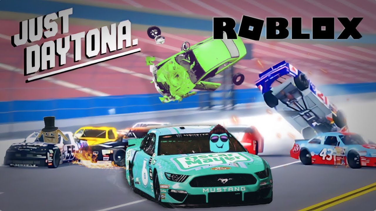 Roblox Just Daytona MASSIVE CRASH COMPILATION YouTube 