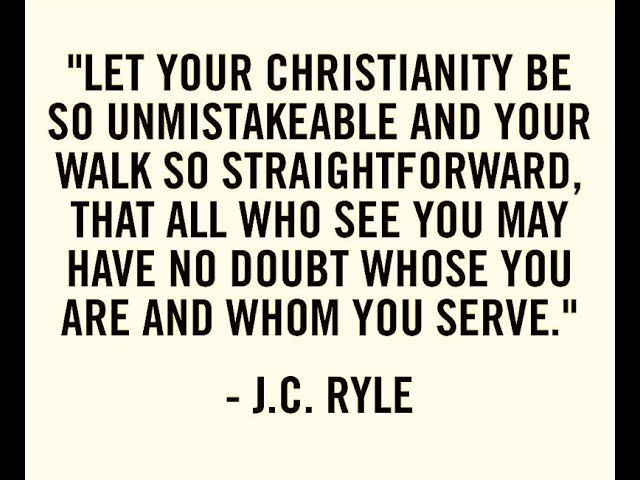 Rc Ryle Trinity Rc Ryle Quotes