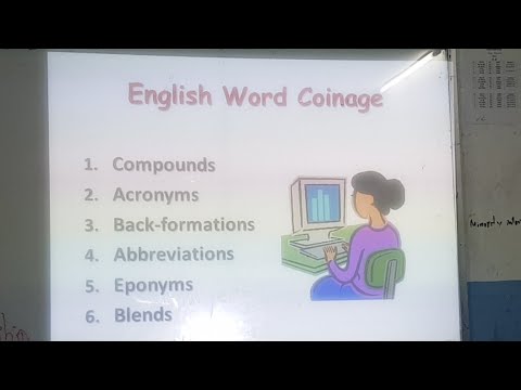 6 Ways to Build New Words | English Word Coinage | Applied Linguistics 402_Part 1