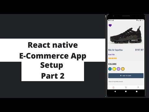 React Native Ecommerce App PART 2