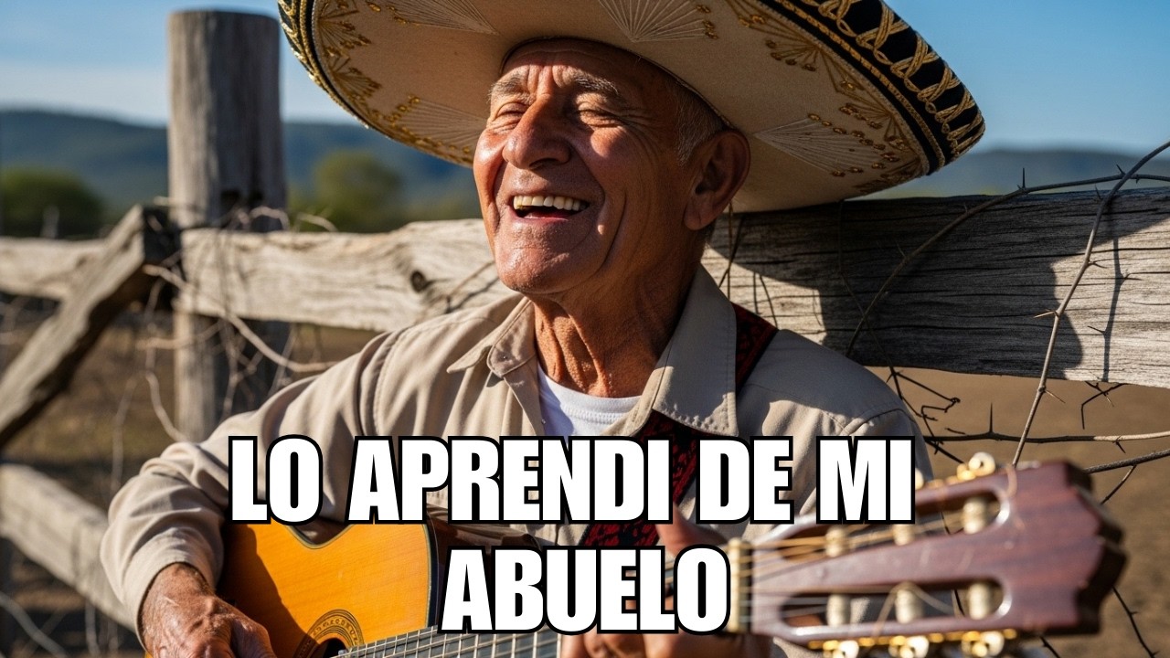 Lo APRENDÍ de mi ABUELO - Una canción sentimental que te hará llorar | Inspiración Ranchera