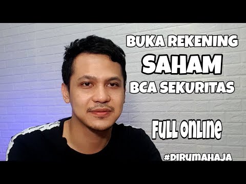 BUKA REKENING SAHAM & CARA MUDAH BELI SAHAM || BCA SEKURITAS || INVESTASI DIRUMAH AJA