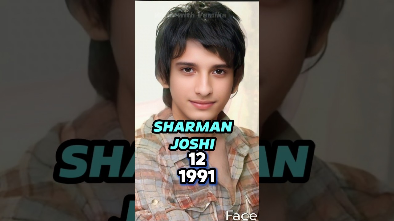 SHARMAN JOSHI Age transformation (1979-2025) 