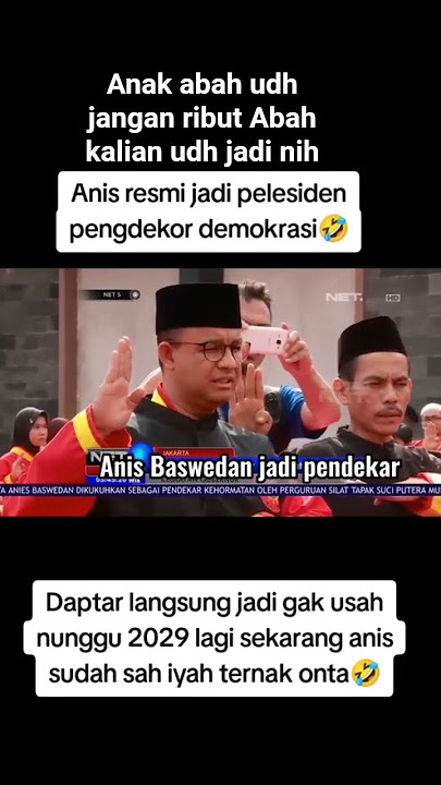 Anis Baswedan's busy schedule #funny #laugh #funny #anisbaswedan