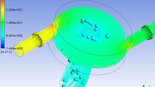 Steady state | Fluid mixing | Ansys Fluent | Link in description