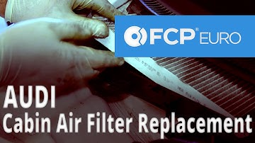 Audi Cabin Air Filter Replacement (A4 B7)