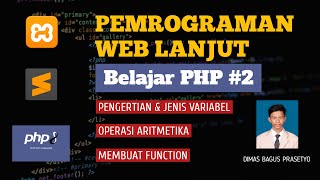 Pemrograman Web Lanjut | Belajar PHP #2 Variabel Wealth